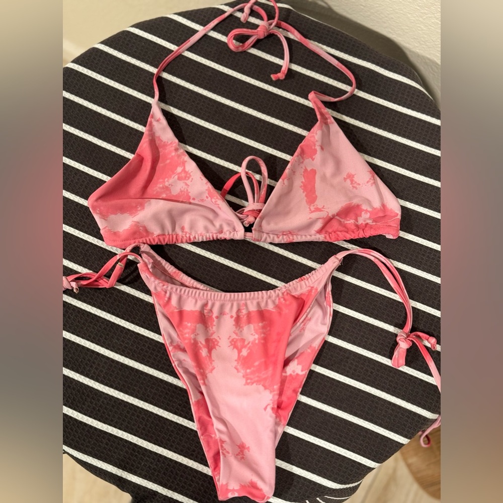 Pink bikini